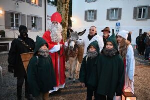 Samichlausbesuch Chlauseinzug